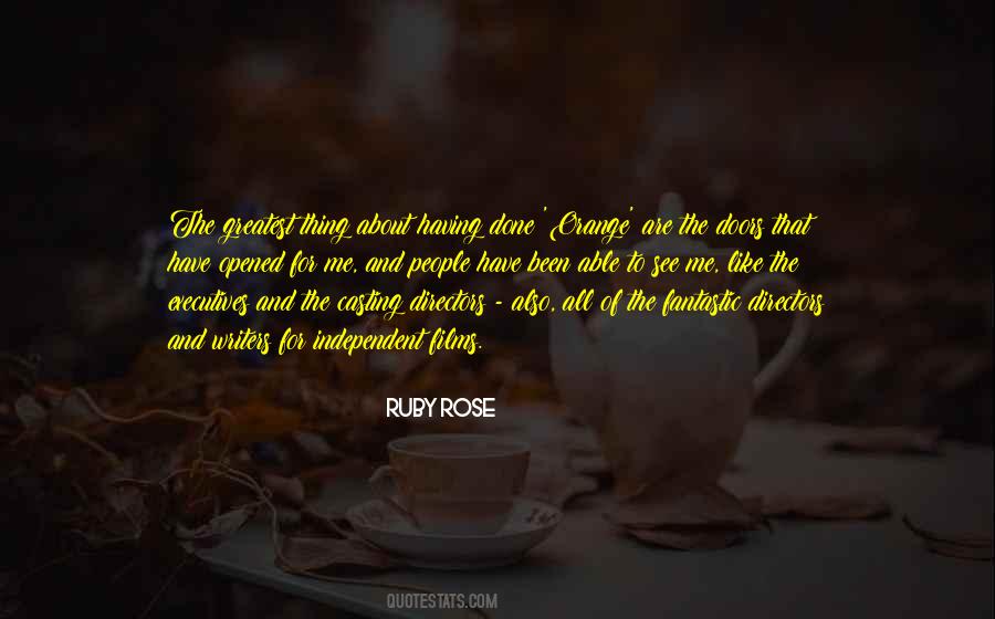 Quotes About Ruby Rose #67636