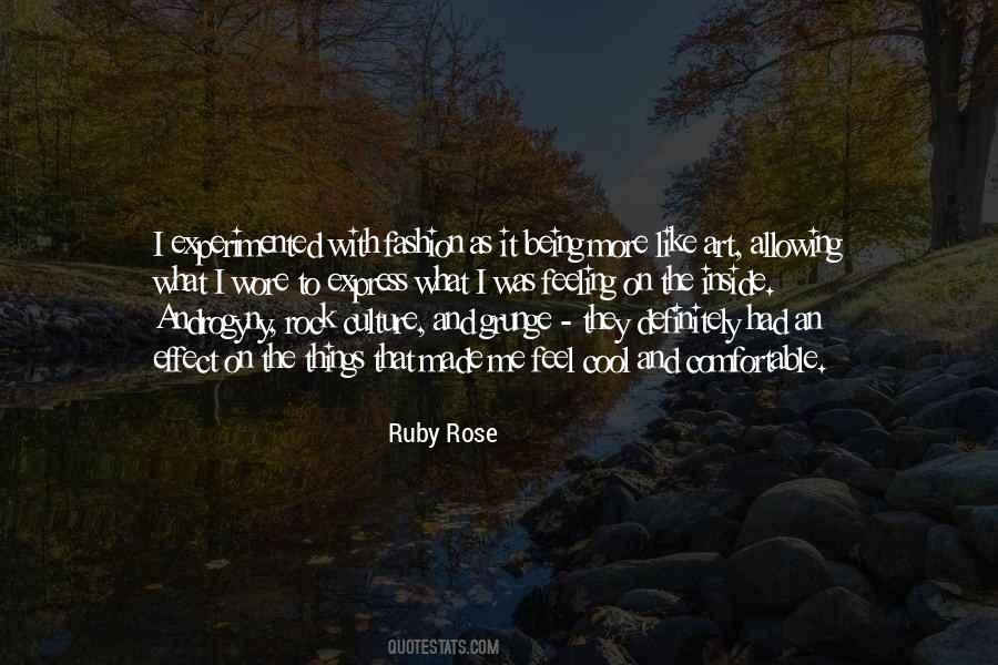 Quotes About Ruby Rose #690189