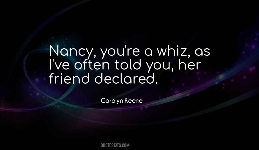 Quotes About Nancy #1614153