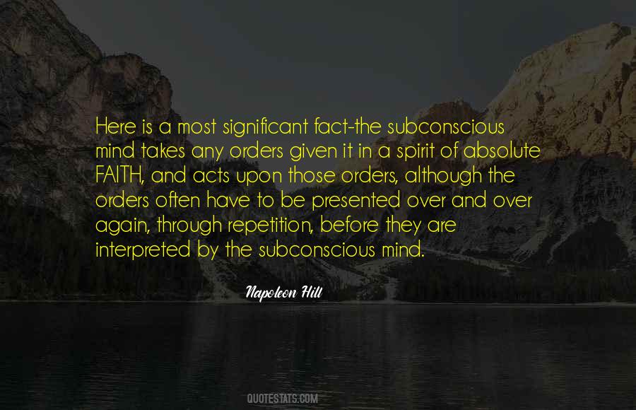 The Subconscious Mind Quotes #1175757