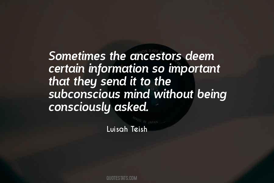 The Subconscious Mind Quotes #1234068