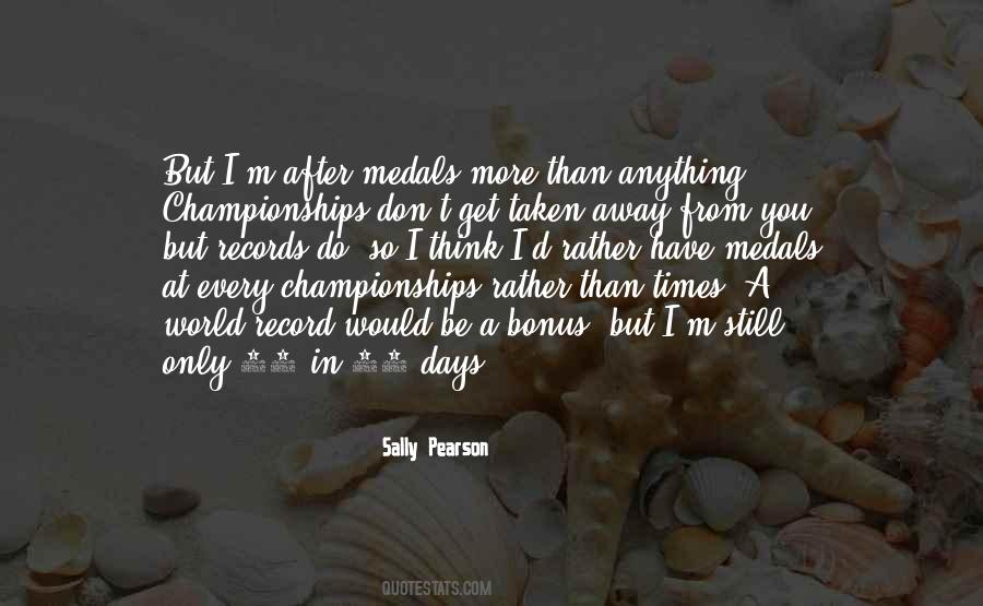 Quotes About Sally Pearson #253094