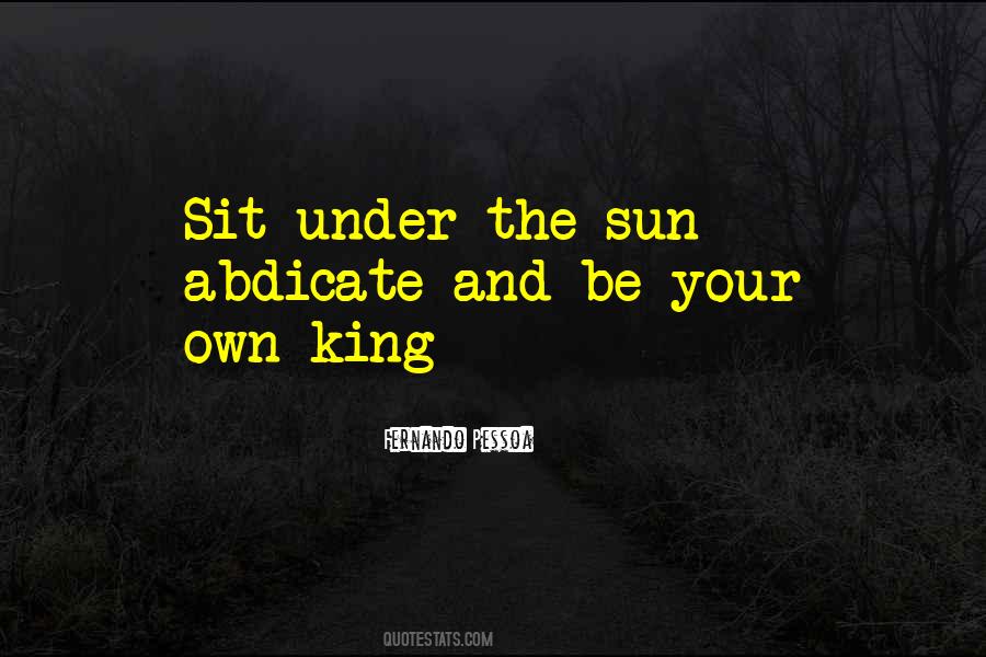 The Sun King Quotes #993683