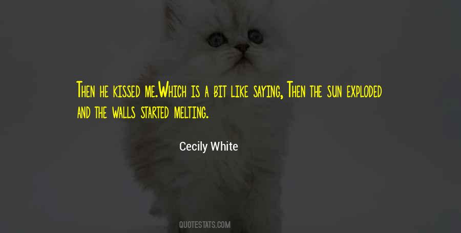 The Sun Kissed Quotes #1112738