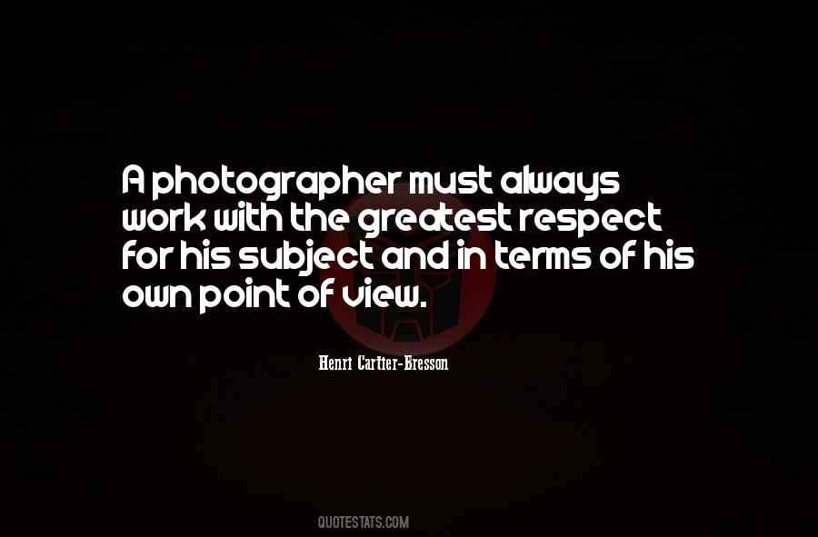 Quotes About Henri Cartier Bresson #1449750