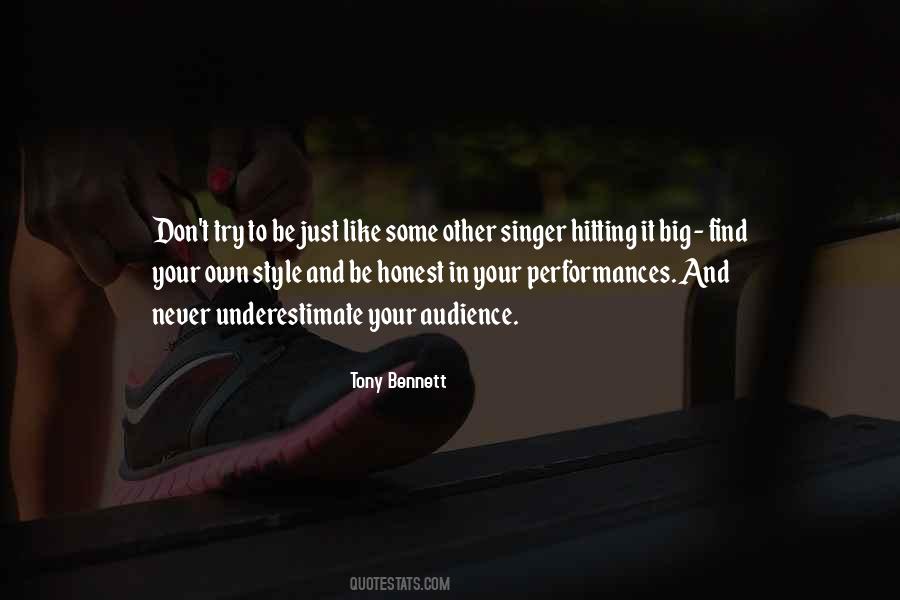 Quotes About Tony Bennett #1623795