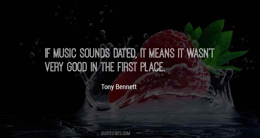 Quotes About Tony Bennett #348419