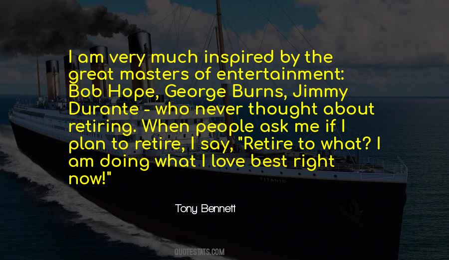 Quotes About Tony Bennett #556646