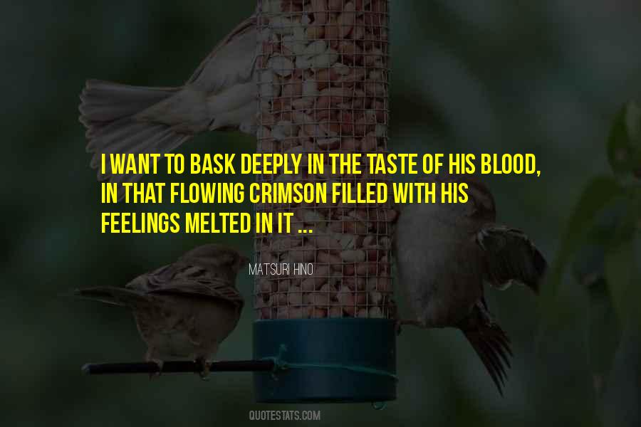 The Taste Of Blood Quotes #176665