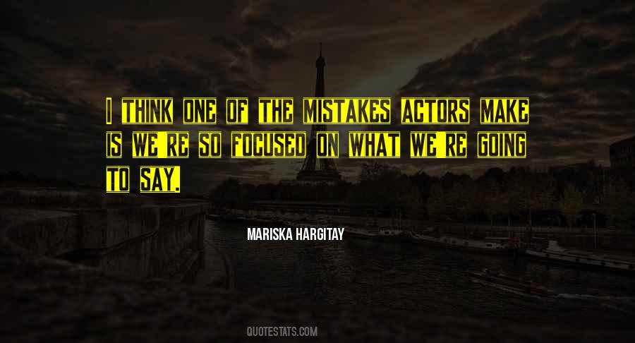 Quotes About Mariska Hargitay #1158255