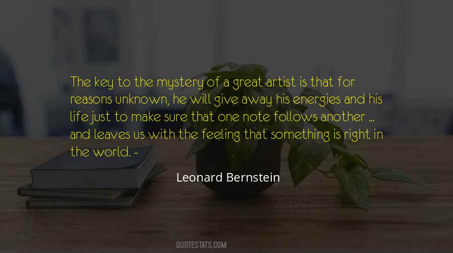 Quotes About Leonard Bernstein #1850051