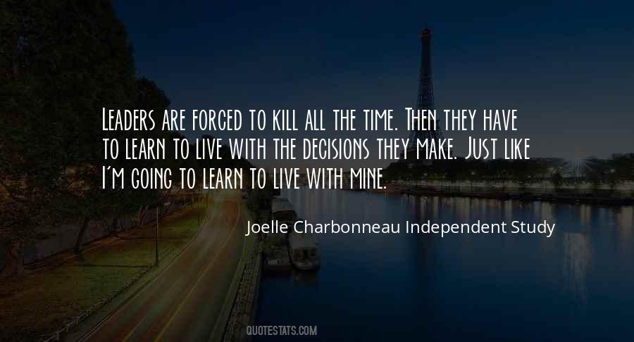 The Testing Joelle Charbonneau Quotes #1243060