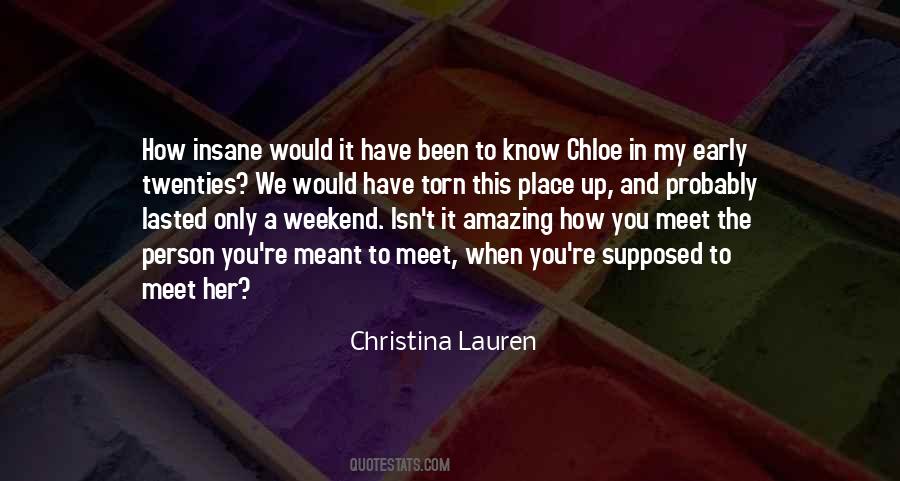 Quotes About Chloe #1626128