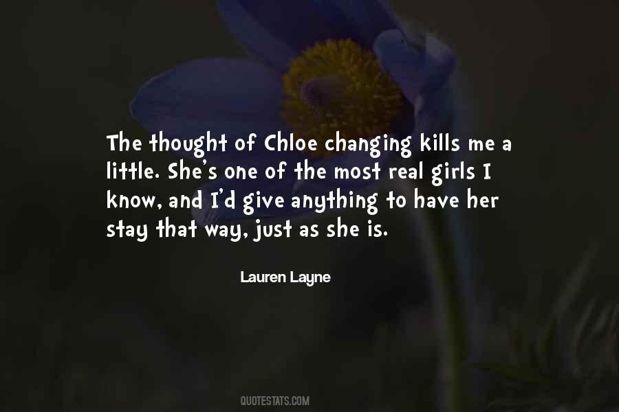 Quotes About Chloe #292788