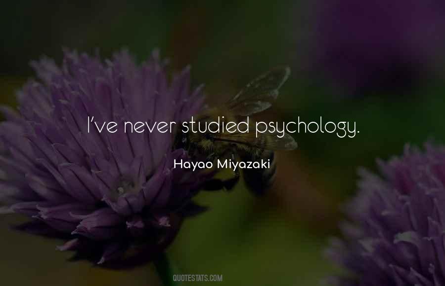 Quotes About Hayao Miyazaki #1066708