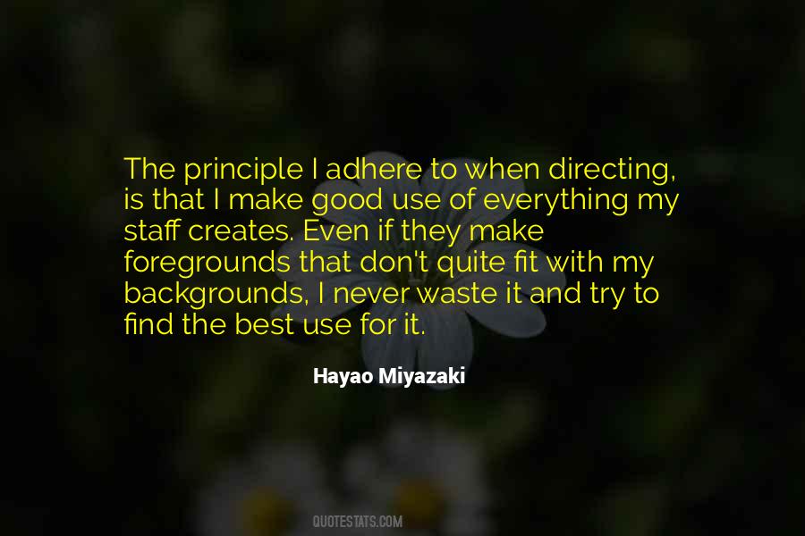 Quotes About Hayao Miyazaki #239095