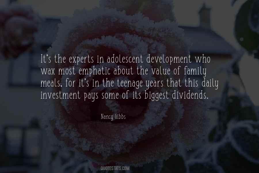 Quotes About Adolescent Years #1603324