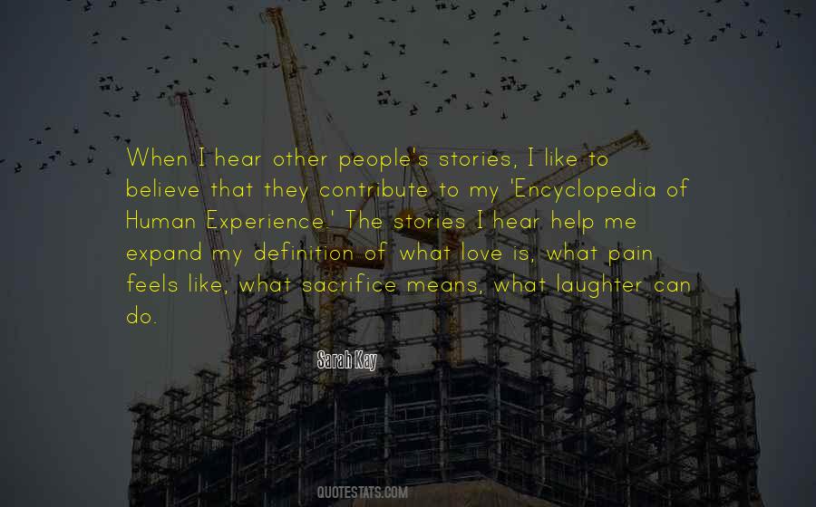 Quotes About Stories Of People #173477