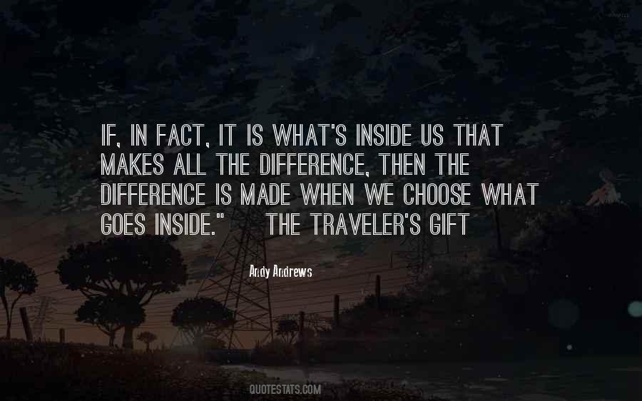 The Traveler's Gift Quotes #130562