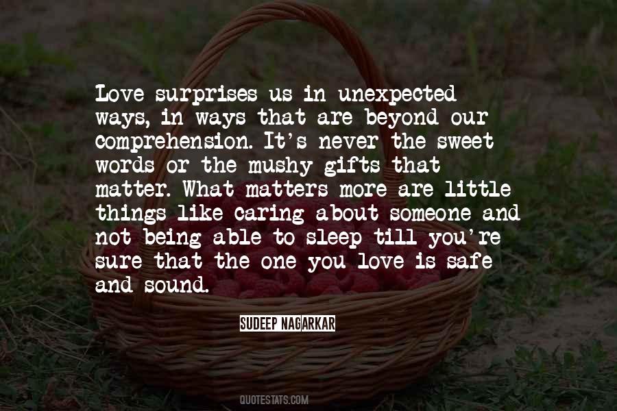 The Unexpected Things Quotes #488931