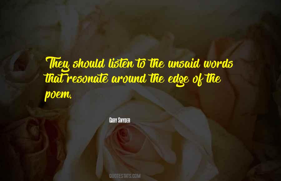 The Unsaid Words Quotes #908080
