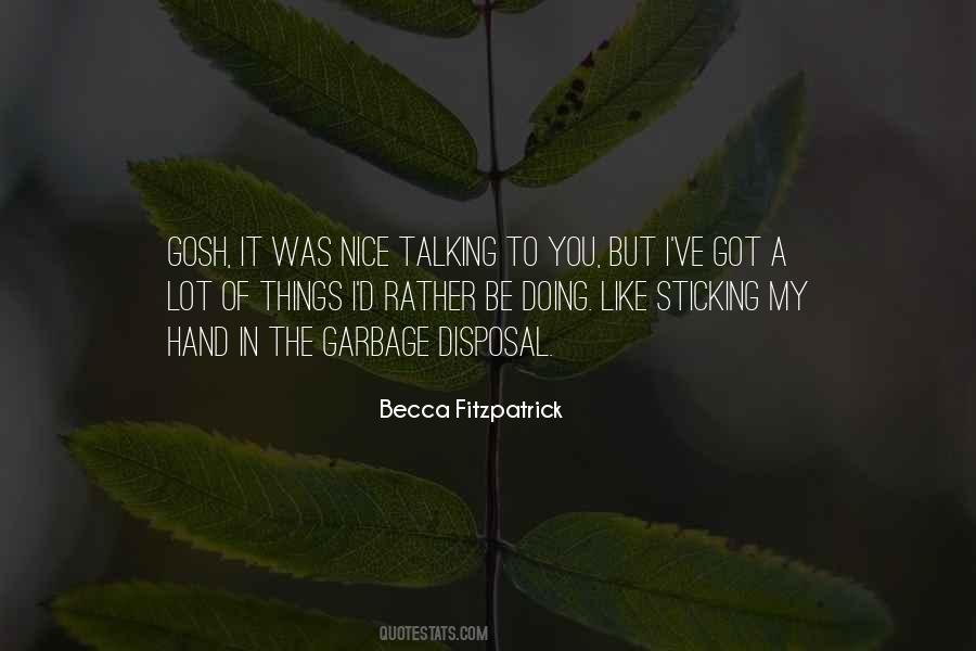 Quotes About Becca #167466