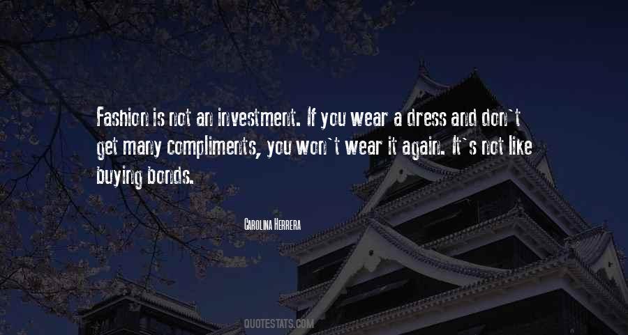 The Way We Dress Quotes #8758