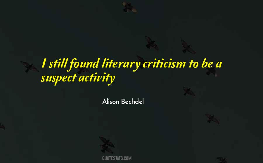 Quotes About Bechdel #1189310