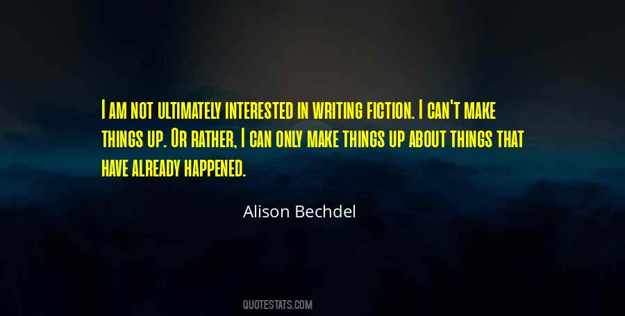 Quotes About Bechdel #60050