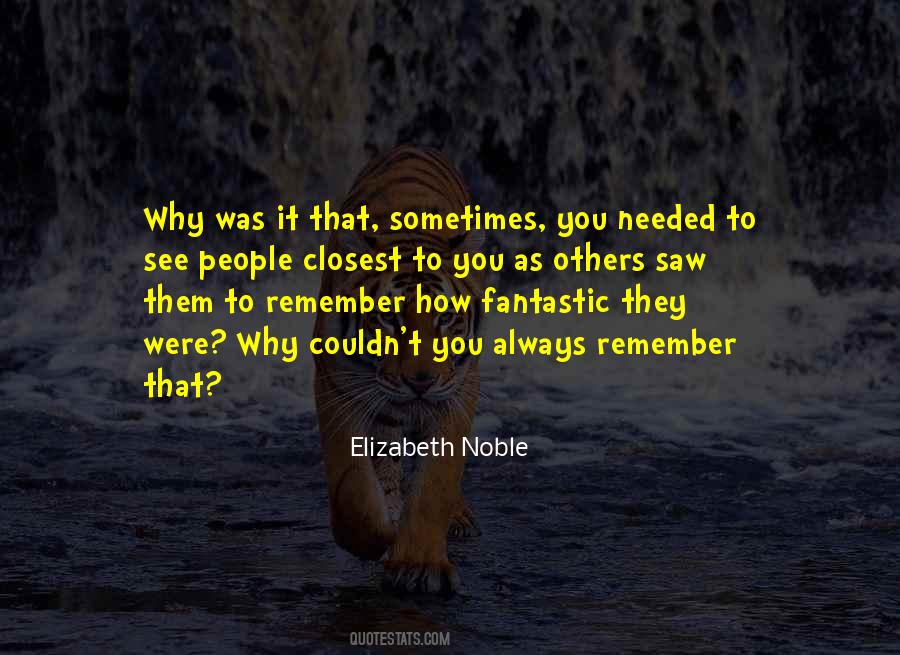 The Way We Were Elizabeth Noble Quotes #31661