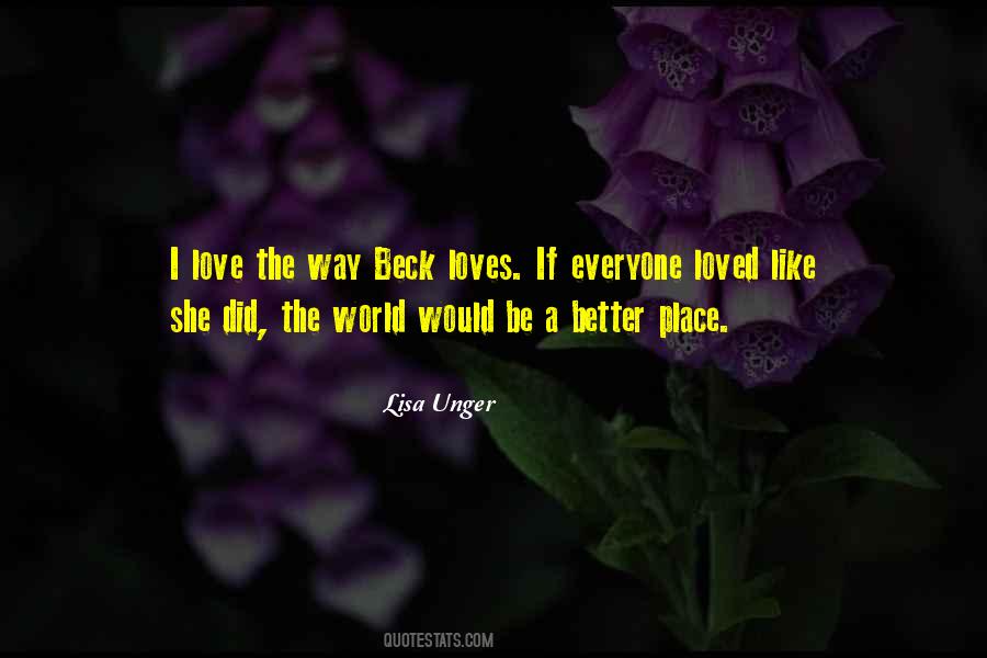 Quotes About Beck #1506031