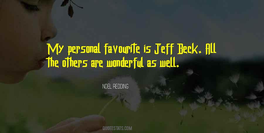 Quotes About Beck #1520749