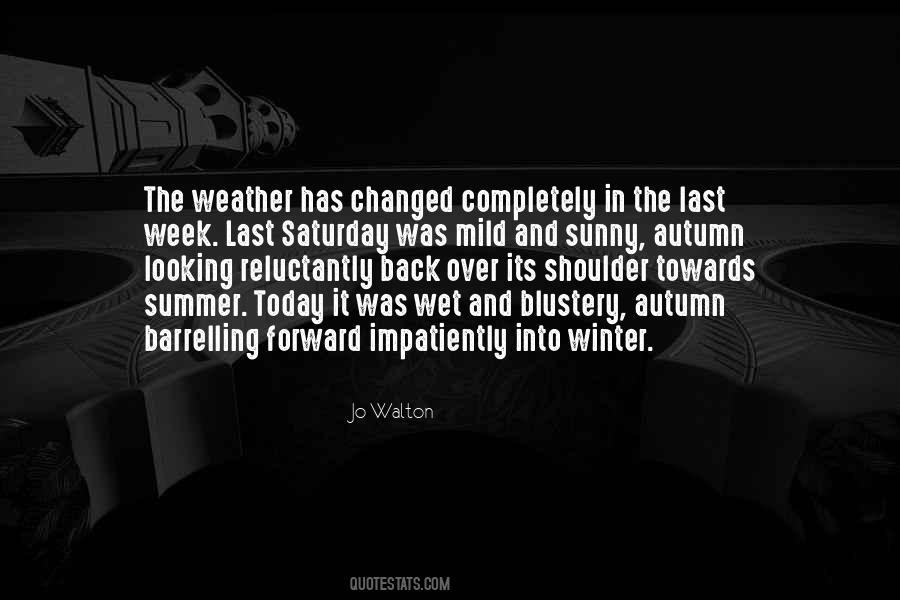The Weather Today Quotes #216068