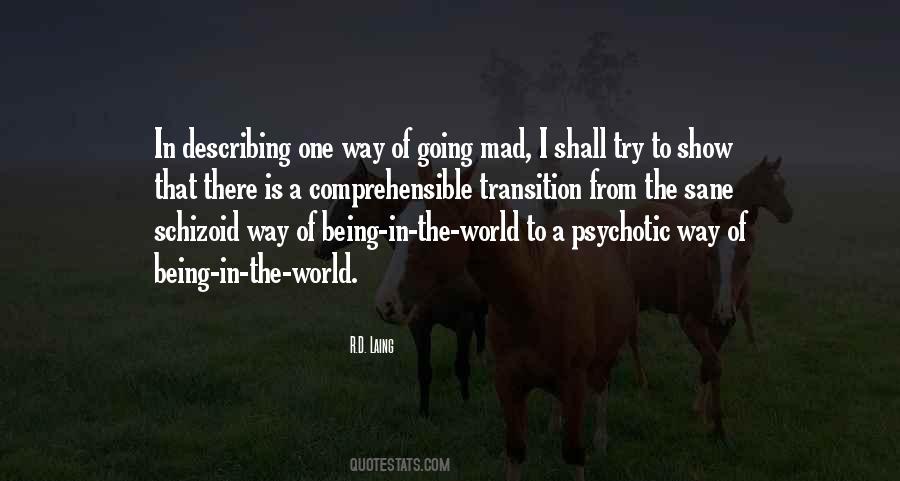 The World Is Going Mad Quotes #890087