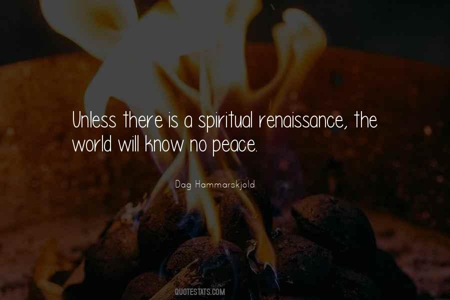 The World Will Know Peace Quotes #449596
