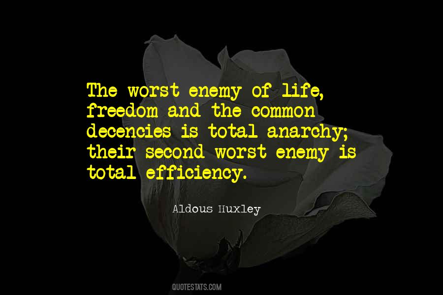 The Worst Enemy Quotes #1064283