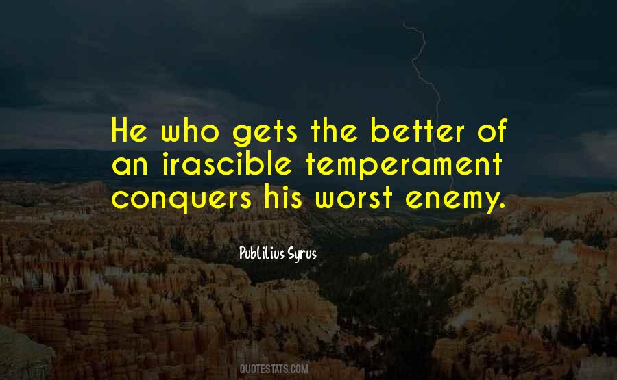 The Worst Enemy Quotes #153051