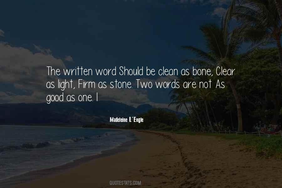The Written Word Quotes #1145229