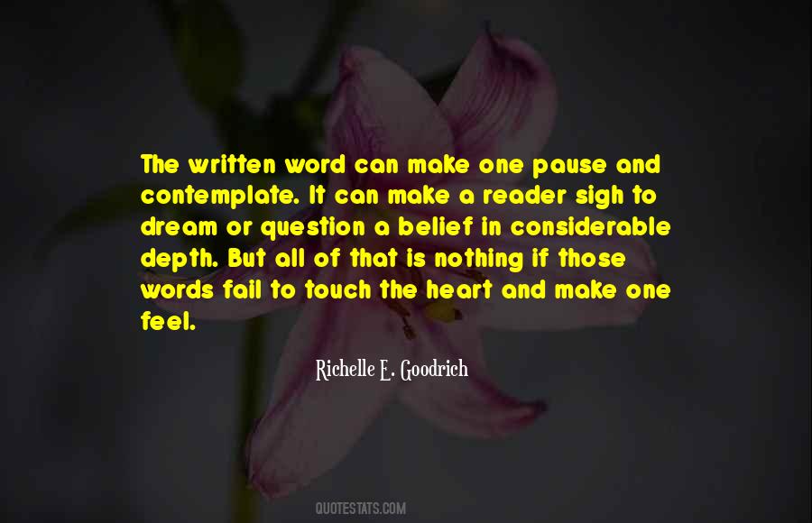 The Written Word Quotes #399072