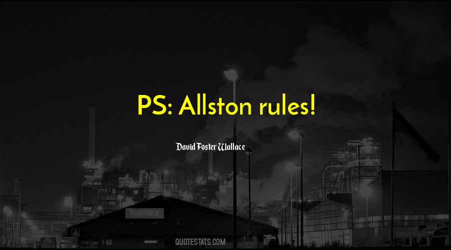 Quotes About Allston #286302