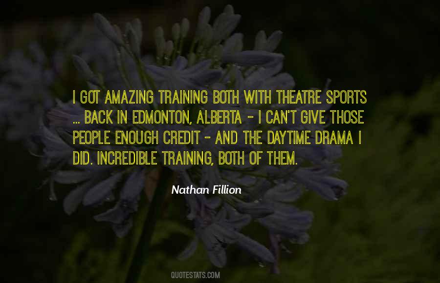 Theatre Sports Quotes #662296