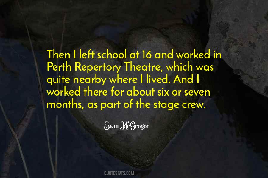 Theatre Stage Crew Quotes #1366137