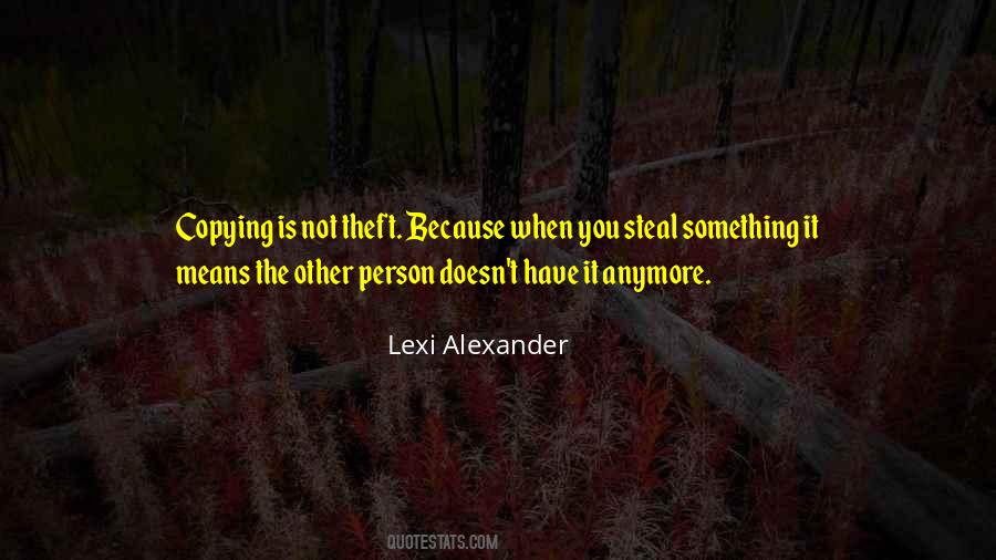 Theft Stealing Quotes #11398