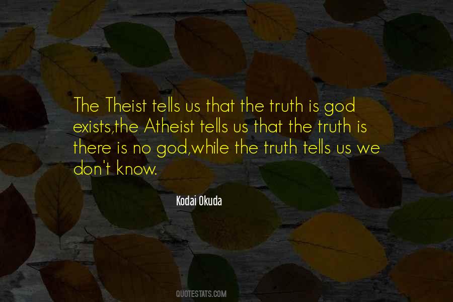 Theist Quotes #1285254