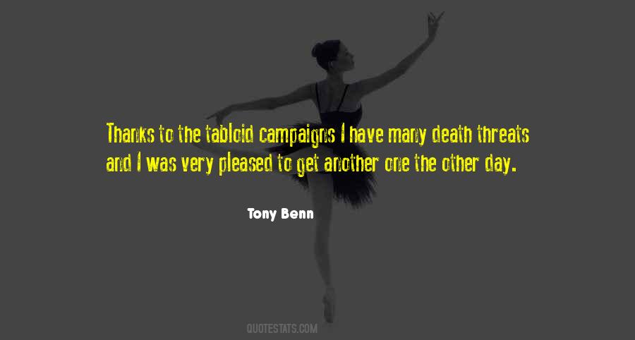 Quotes About Tony Benn #183309