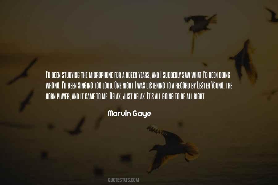 Quotes About Marvin Gaye #523213