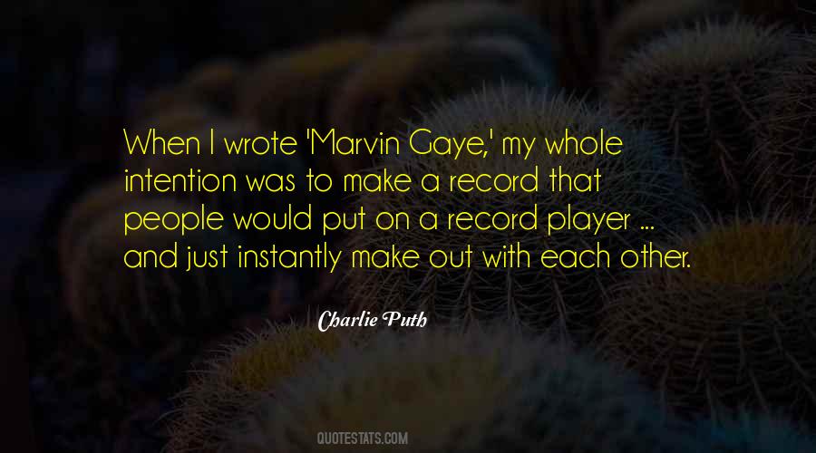 Quotes About Marvin Gaye #986408