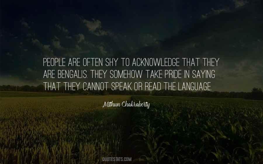 Quotes About Bengalis #1362617