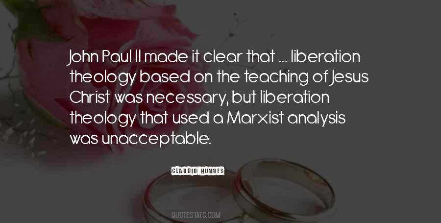 Theology Of Liberation Quotes #43059