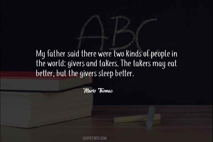 There Are Givers And Takers Quotes #419642
